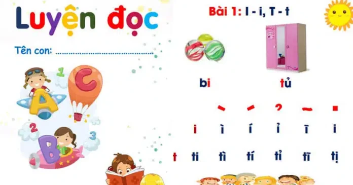 các bài tập đọc cho học sinh lớp 1