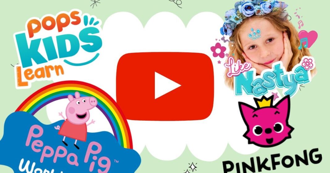 Kênh youtube cho bé từ 2-6 tuổi