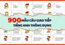 900 mẫu câu giao tiếp tiếng Anh cùng con hàng ngày 900 mẫu câu giao tiếp tiếng Anh cùng con